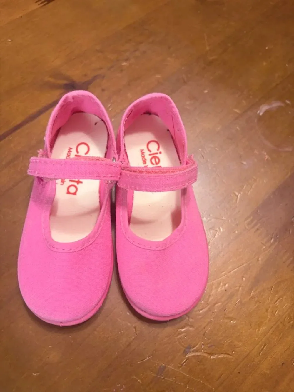 Cienta Flat Mary Jane Toddler Girls Fuchsia Pink Size 7/7.5